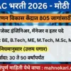 CDAC भरती २०२५ – ६४६ व्यवस्थापक, प्रोजेक्ट असोसिएट आणि इतर पदांसाठी ऑनलाईन अर्ज करा